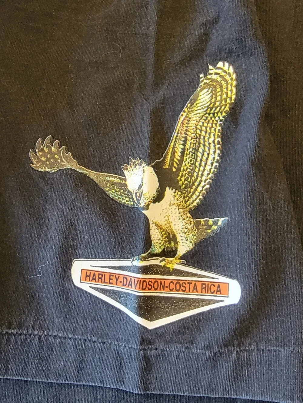 Vintage Harley Davidson Cruise to ParadiseCosta Rica Collectors Edition T-Shirt